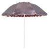 Business & Pleasure Co. The Patio Umbrella - Monaco Navy And Pink Stripe