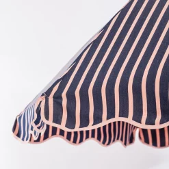 Business & Pleasure Co. The Patio Umbrella - Monaco Navy And Pink Stripe