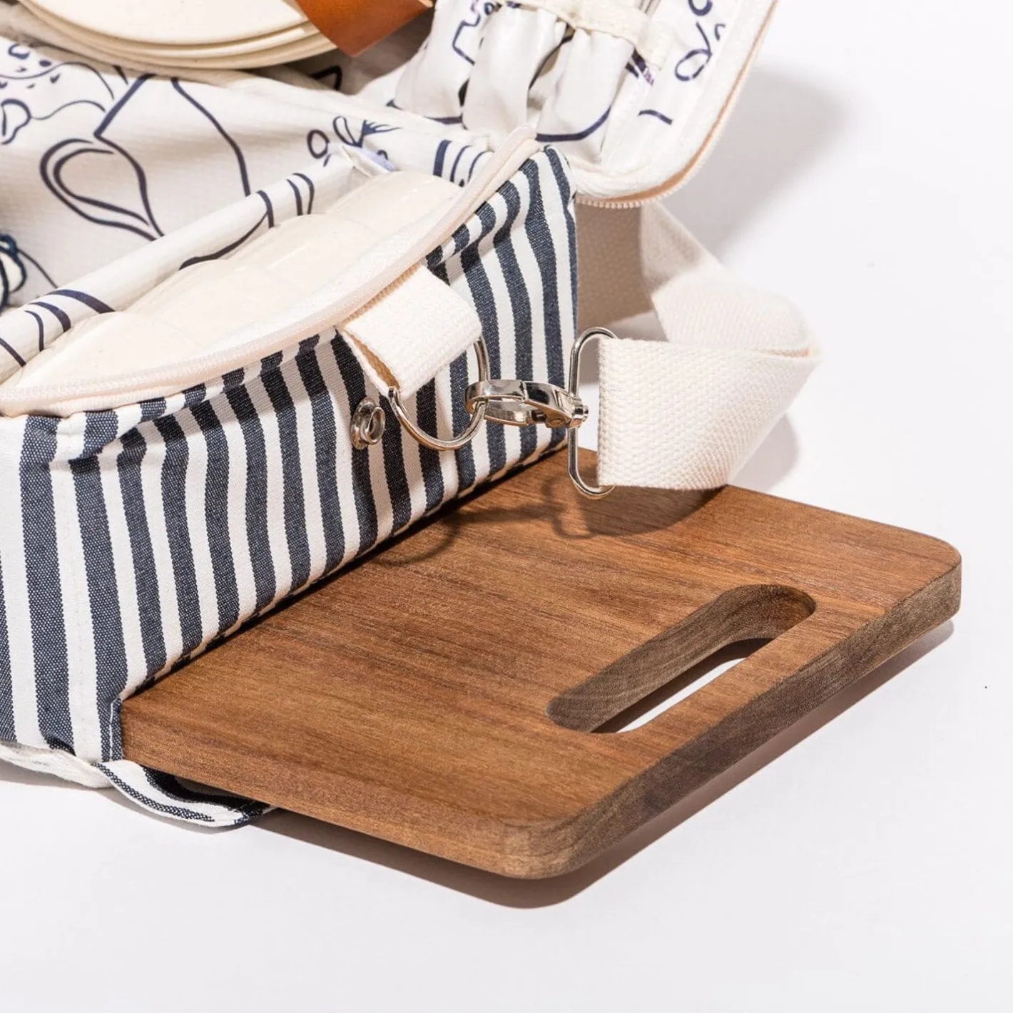Business & Pleasure Co. The Picnic Set - Laurens Navy Stripe