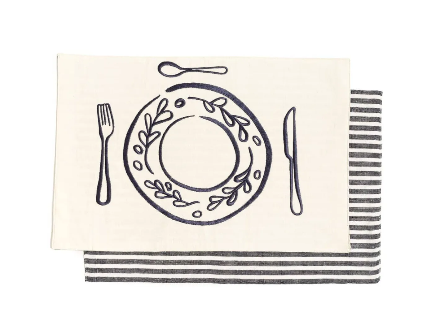 Business & Pleasure Co. The Placemat - Lauren'S Navy Stripe