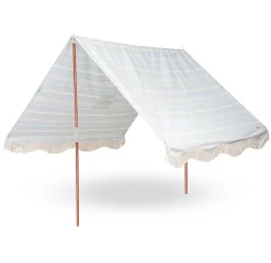 Business & Pleasure Co. The Premium Beach Tent - Vintage Blue Stripe