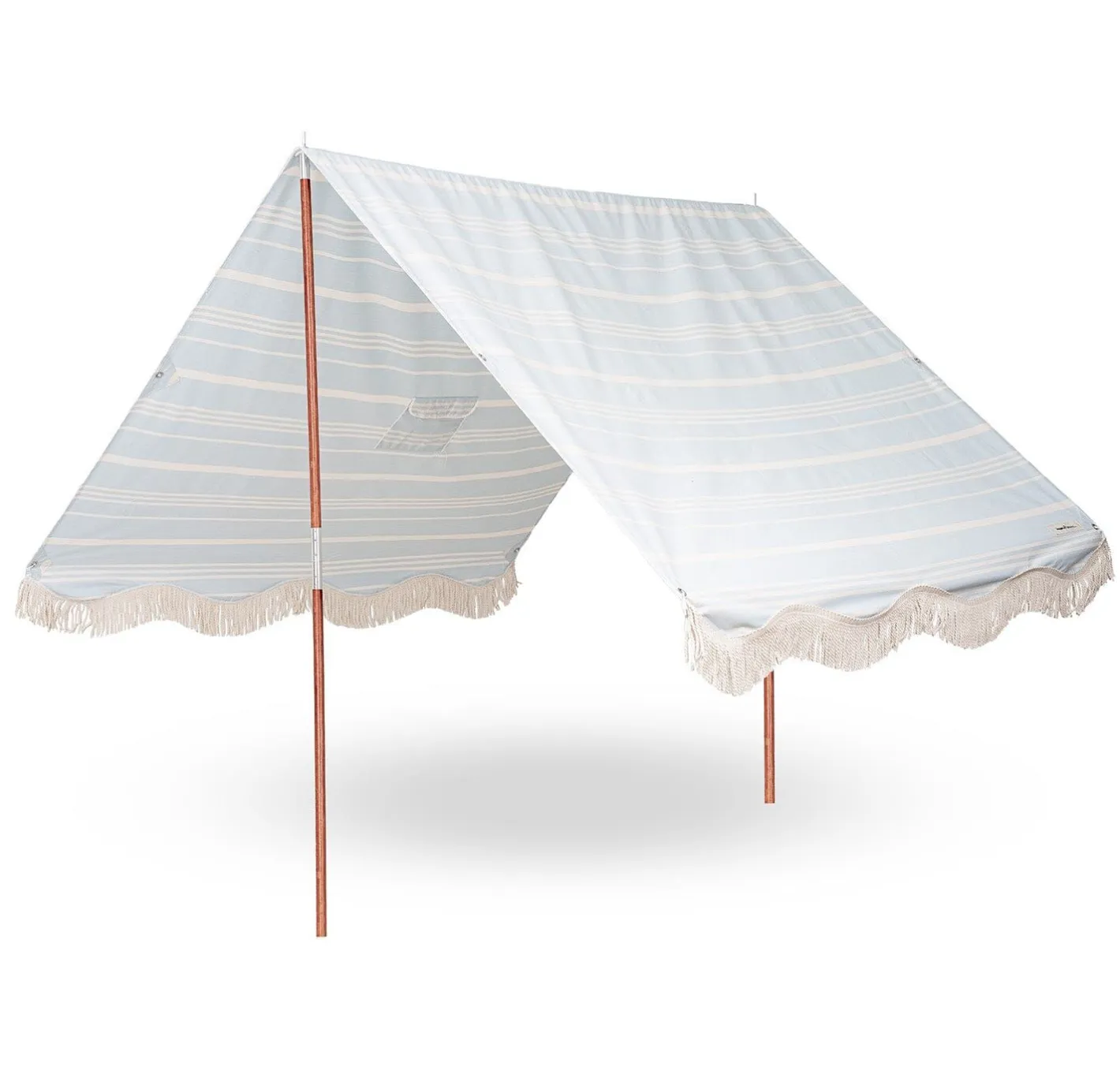 Business & Pleasure Co. The Premium Beach Tent - Vintage Blue Stripe