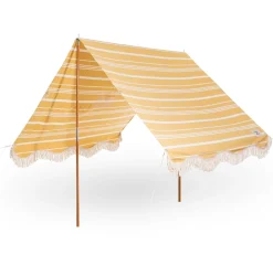 Business & Pleasure Co. The Premium Beach Tent - Vintage Yellow Stripe