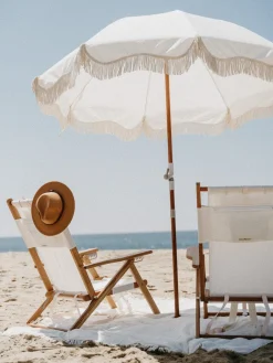Business & Pleasure Co. The Premium Beach Umbrella - Antique White