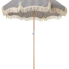 Business & Pleasure Co. The Premium Beach Umbrella - Lauren'S Navy Stripe