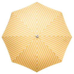 Business & Pleasure Co. The Premium Beach Umbrella - Monaco Mimosa Stripe