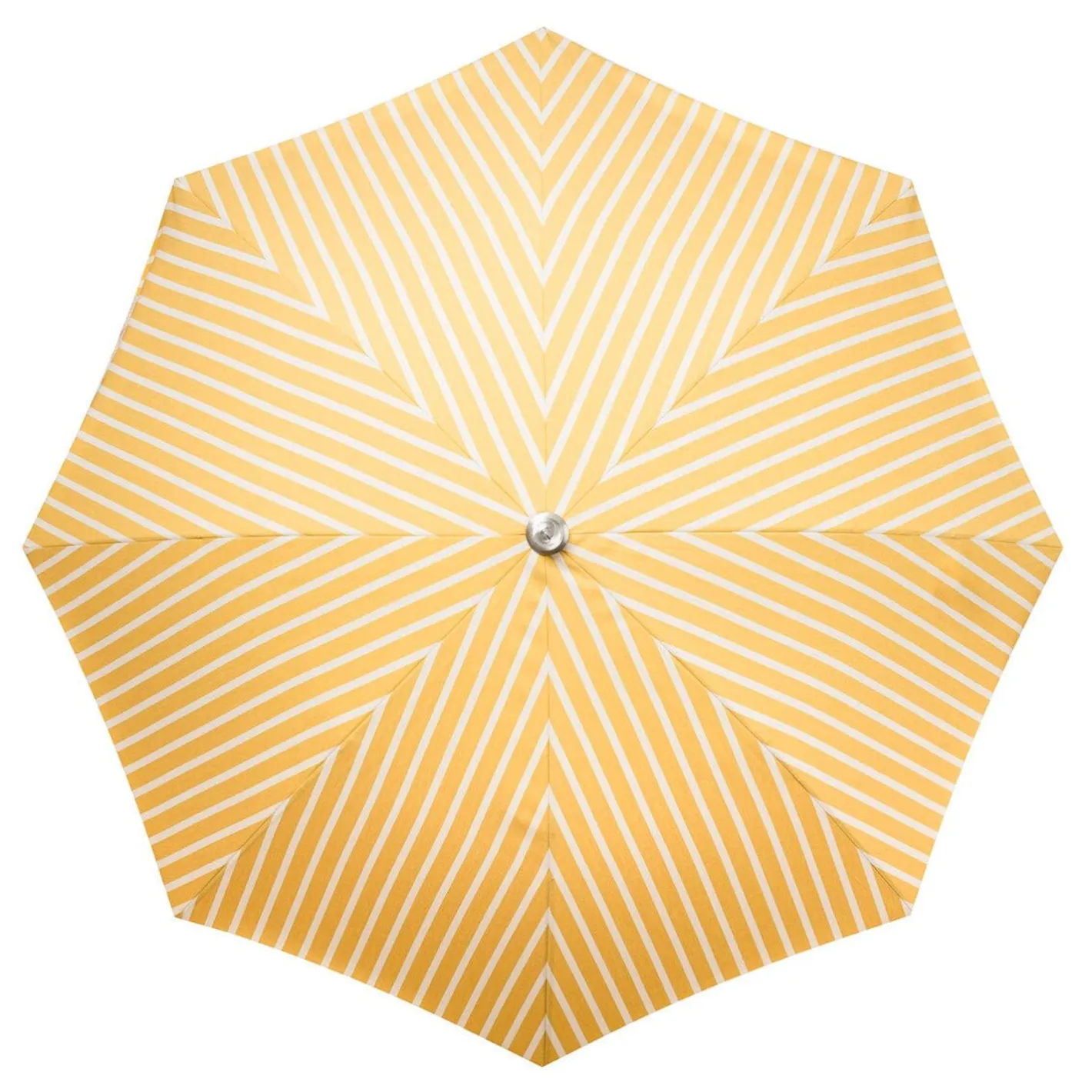 Business & Pleasure Co. The Premium Beach Umbrella - Monaco Mimosa Stripe