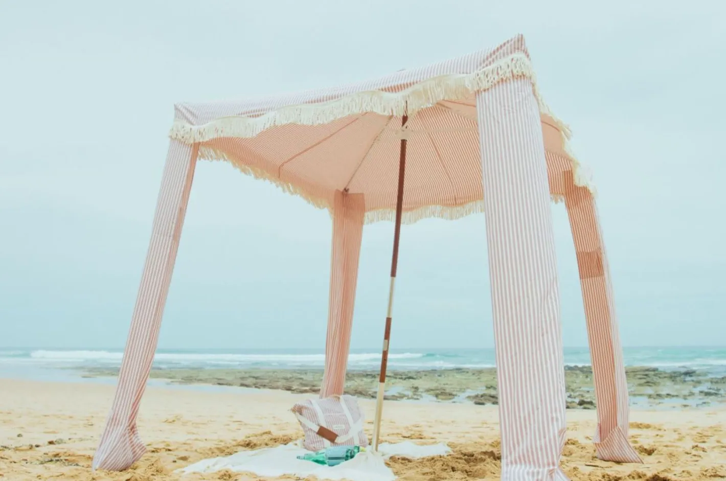 Business & Pleasure Co. The Premium Cabana - Lauren'S Pink Stripe