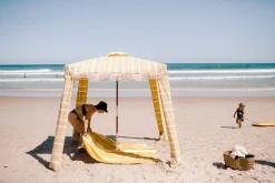 Business & Pleasure Co. The Premium Cabana - Vintage Yellow Stripe
