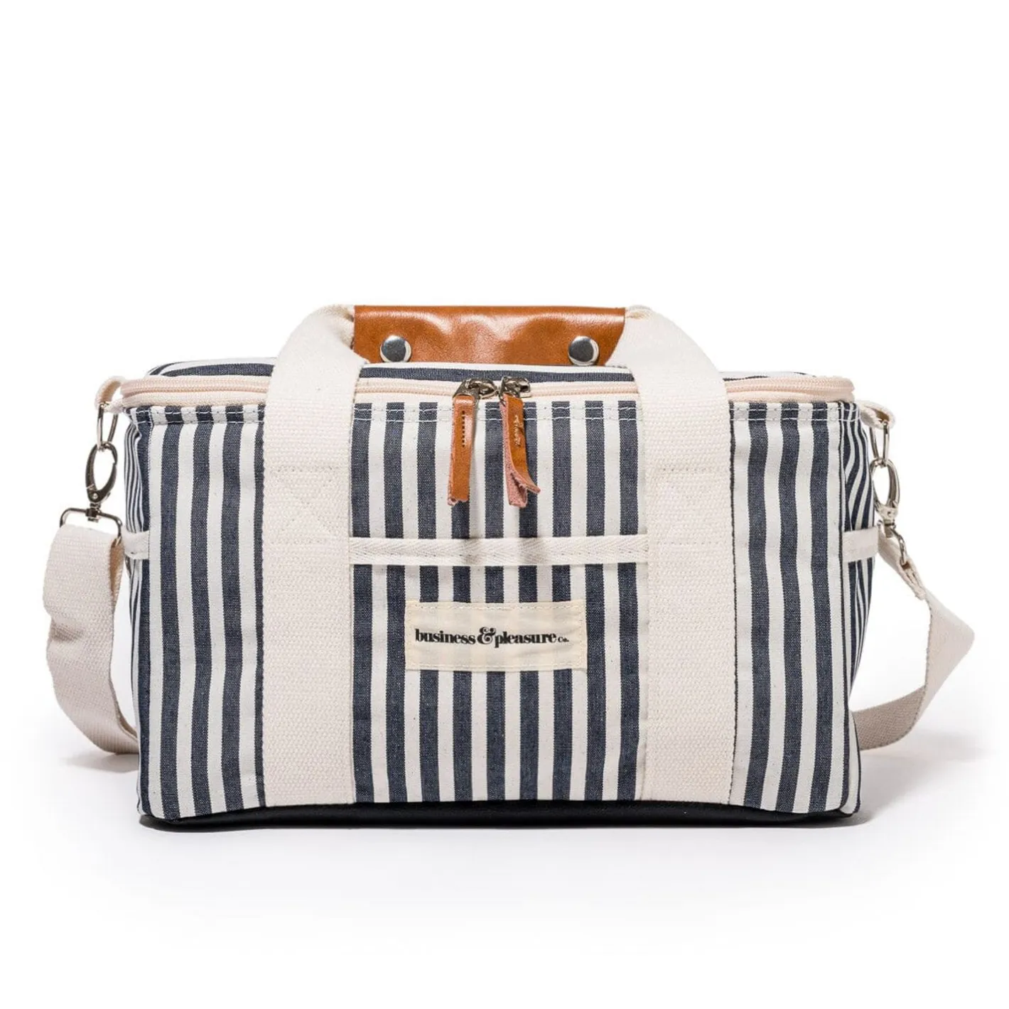 Business & Pleasure Co. The Premium Cooler Bag - Lauren'S Navy Stripe