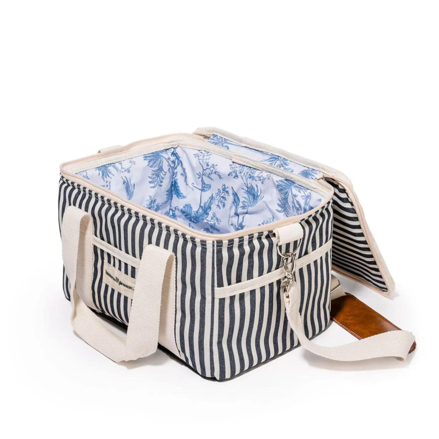 Business & Pleasure Co. The Premium Cooler Bag - Lauren'S Navy Stripe