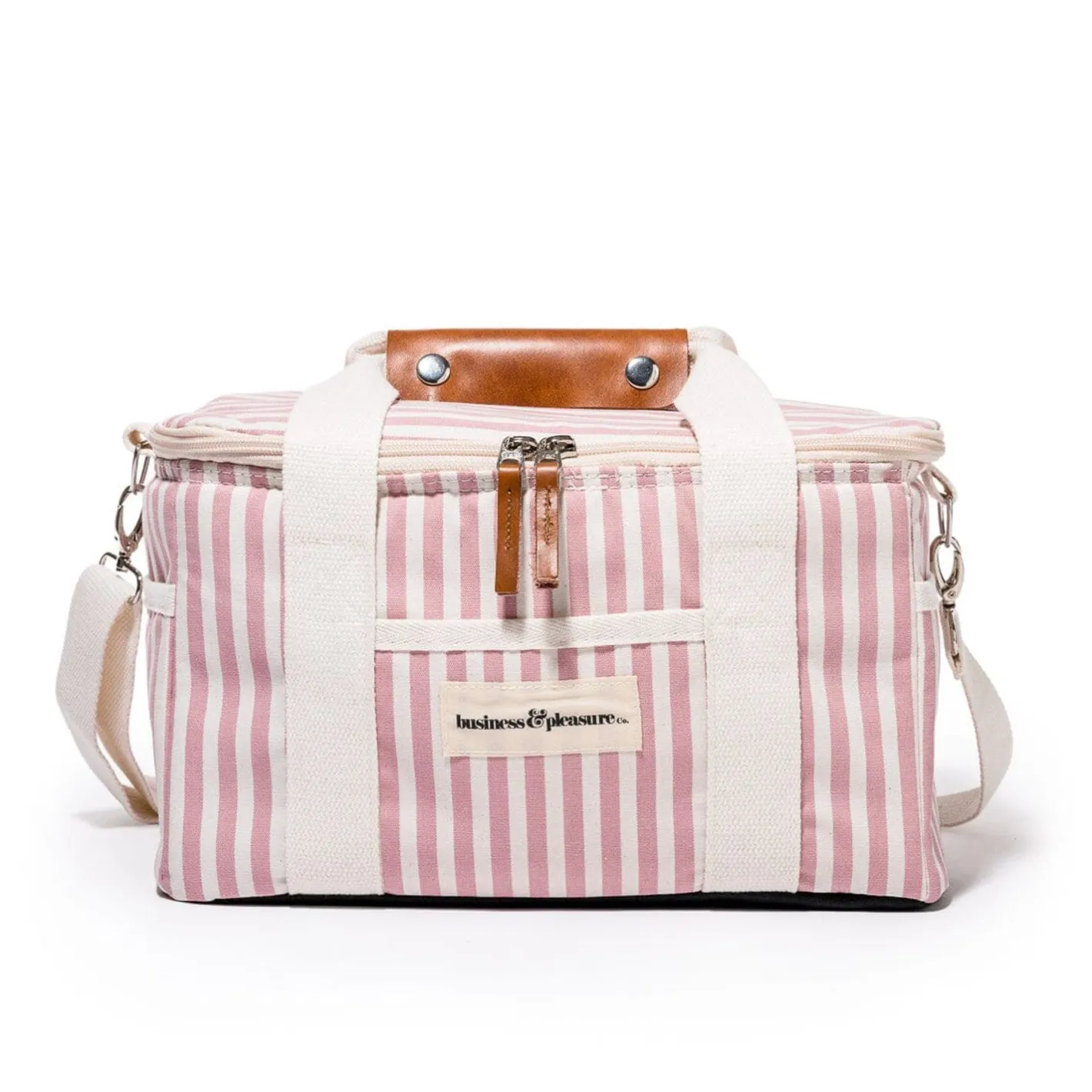 Business & Pleasure Co. The Premium Cooler Bag - Lauren'S Pink Stripe