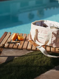 Business & Pleasure Co. The Premium Cooler Bag - Lauren'S Pink Stripe