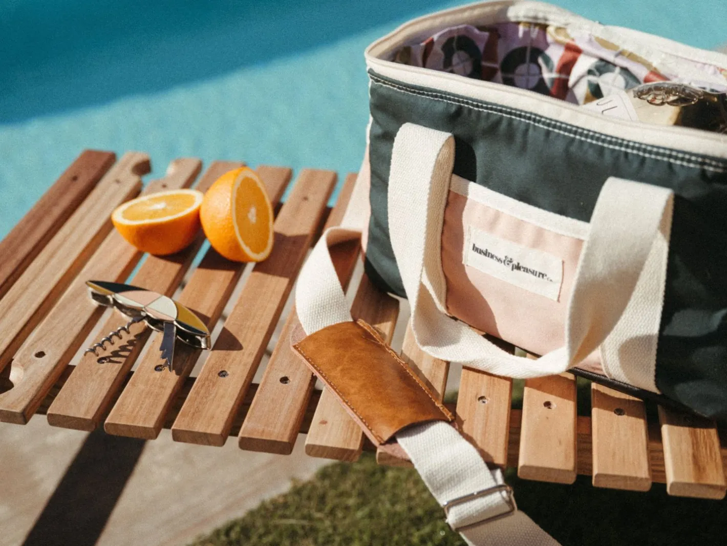 Business & Pleasure Co. The Premium Cooler Bag - 70'S Panel Cinque