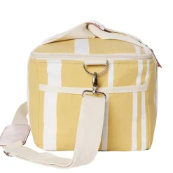Business & Pleasure Co. The Premium Cooler Bag - Vintage Yellow Stripe