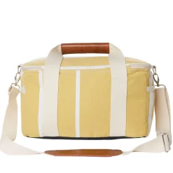 Business & Pleasure Co. The Premium Cooler Bag - Vintage Yellow Stripe