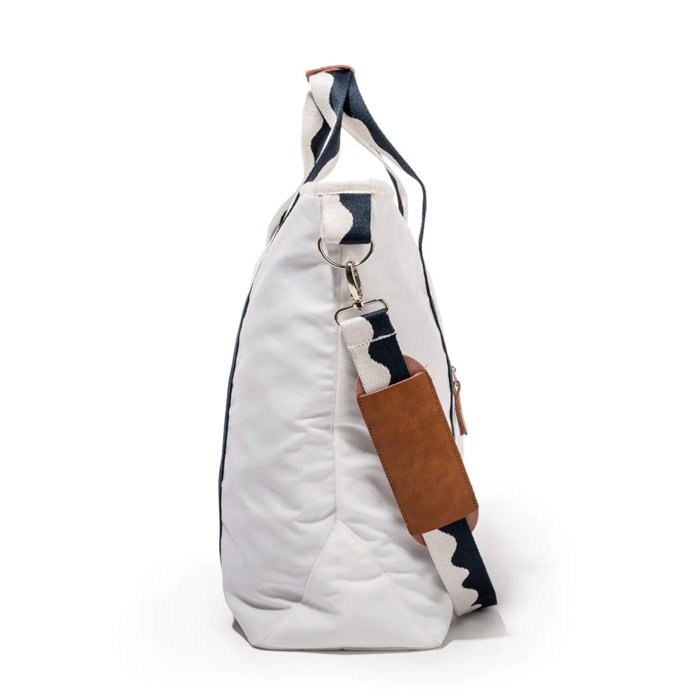 Business & Pleasure Co. The Premium Cooler Tote Bag - Rivie White