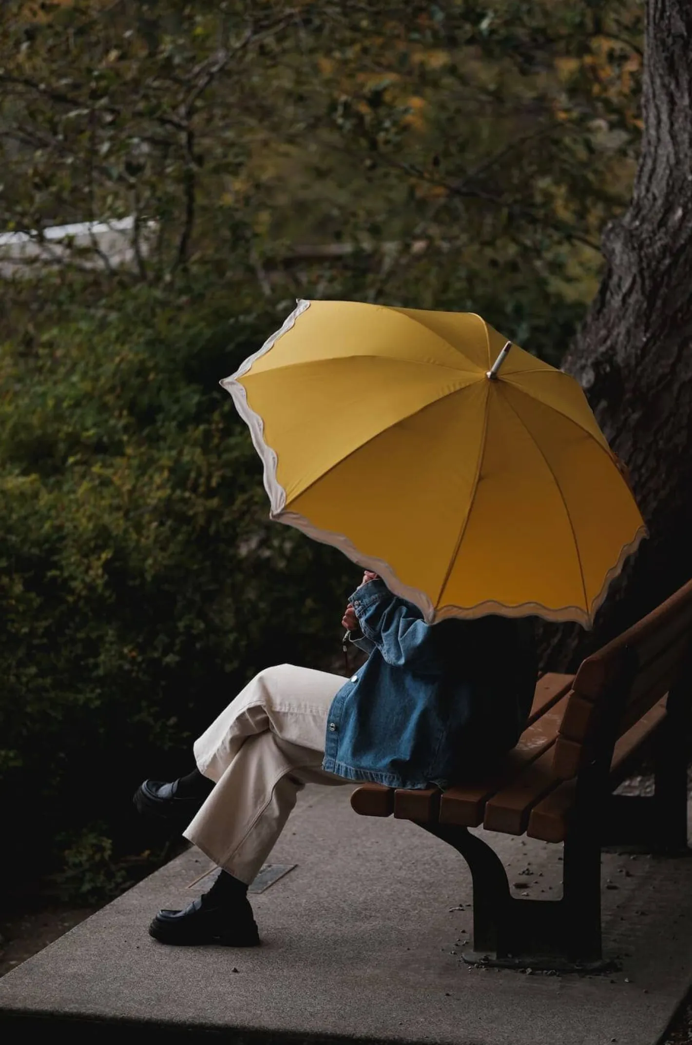 Business & Pleasure Co. The Rain Umbrella - Rivie Mimosa