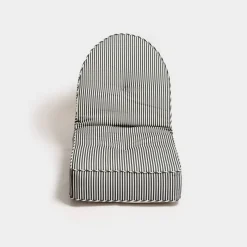 Business & Pleasure Co. The Reclining Pillow Lounger - Lauren'S Navy Stripe