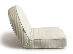Business & Pleasure Co. The Reclining Pillow Lounger - Lauren'S Sage Stripe