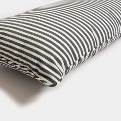 Business & Pleasure Co. The Rectangle Throw Pillow - Lauren'S Navy Stripe