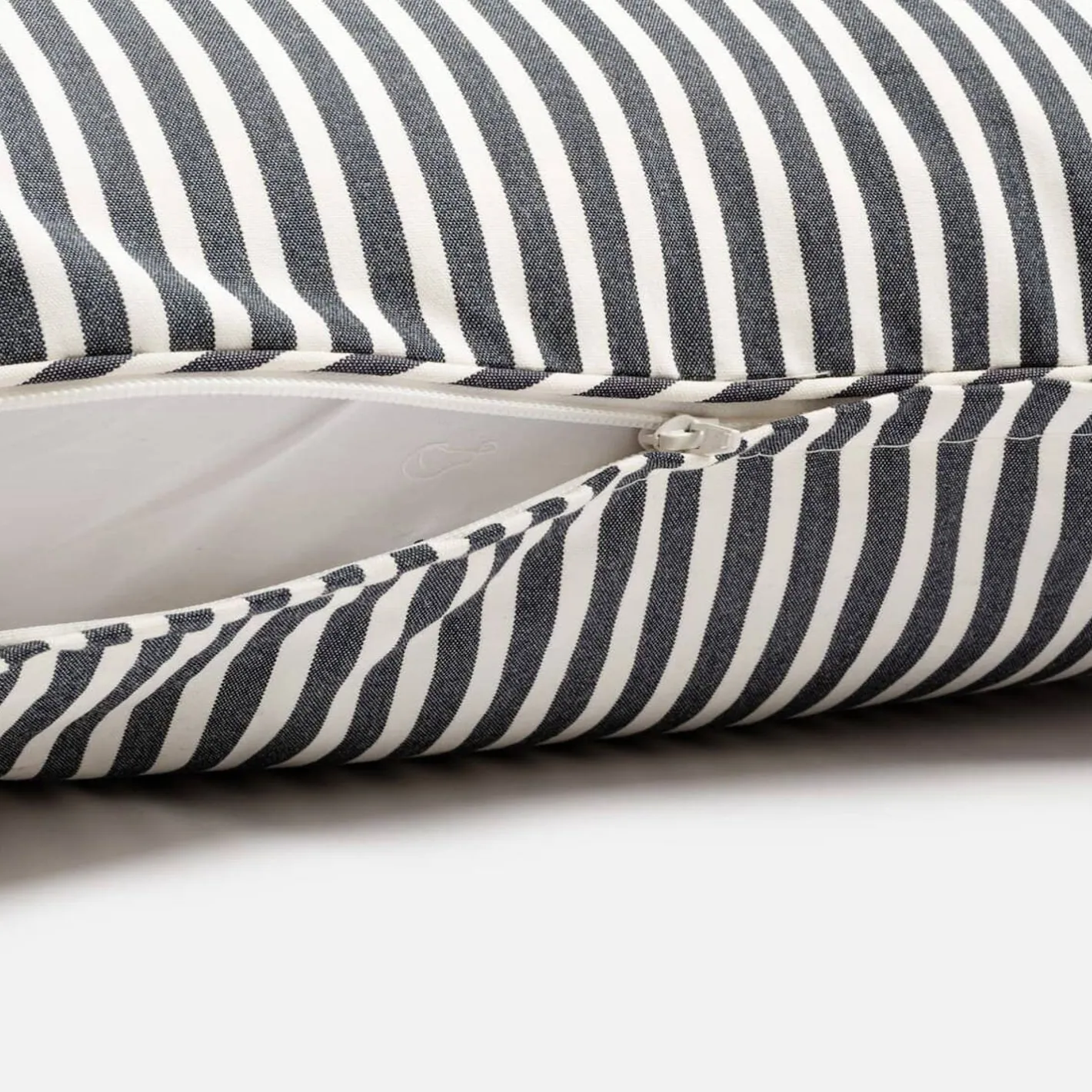 Business & Pleasure Co. The Rectangle Throw Pillow - Lauren'S Navy Stripe