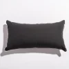 Business & Pleasure Co. The Rectangle Throw Pillow - Rivie Black