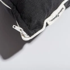 Business & Pleasure Co. The Rectangle Throw Pillow - Rivie Black