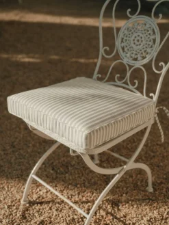 Business & Pleasure Co. The Seat Pillow - Lauren'S Sage Stripe