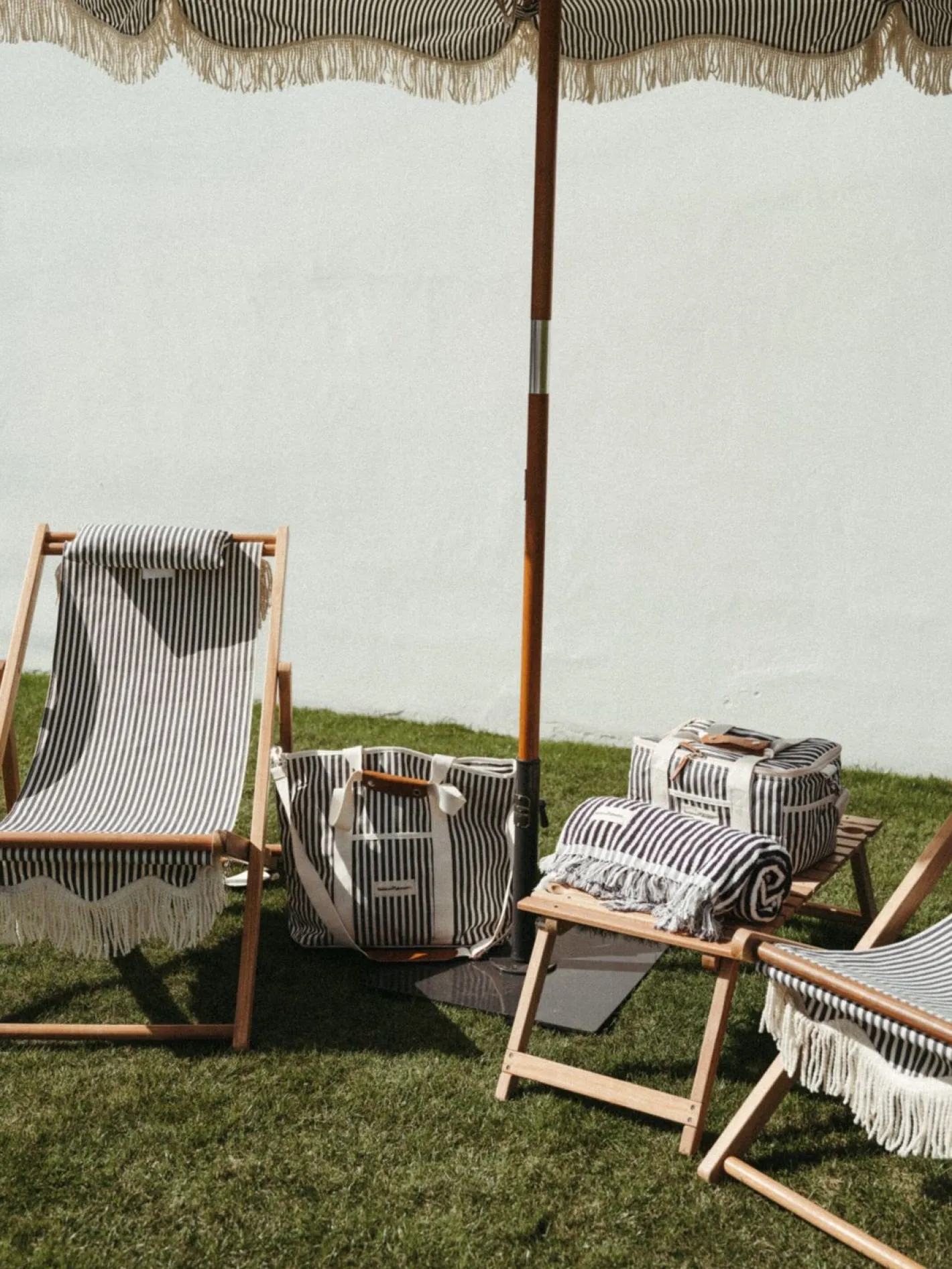 Business & Pleasure Co. The Sling Chair - Lauren'S Navy Stripe
