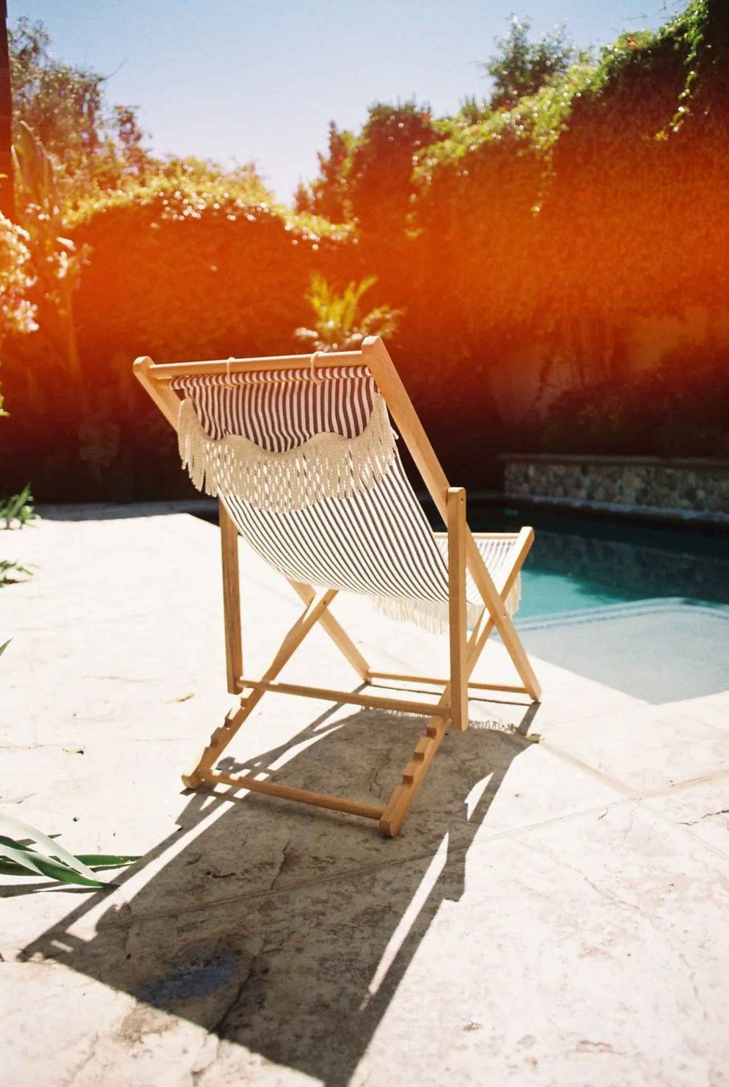 Business & Pleasure Co. The Sling Chair - Lauren'S Navy Stripe