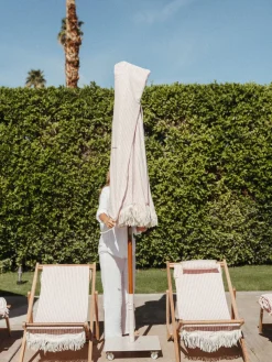Business & Pleasure Co. The Sling Chair - Lauren'S Pink Stripe