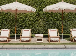 Business & Pleasure Co. The Sling Chair - Lauren'S Pink Stripe