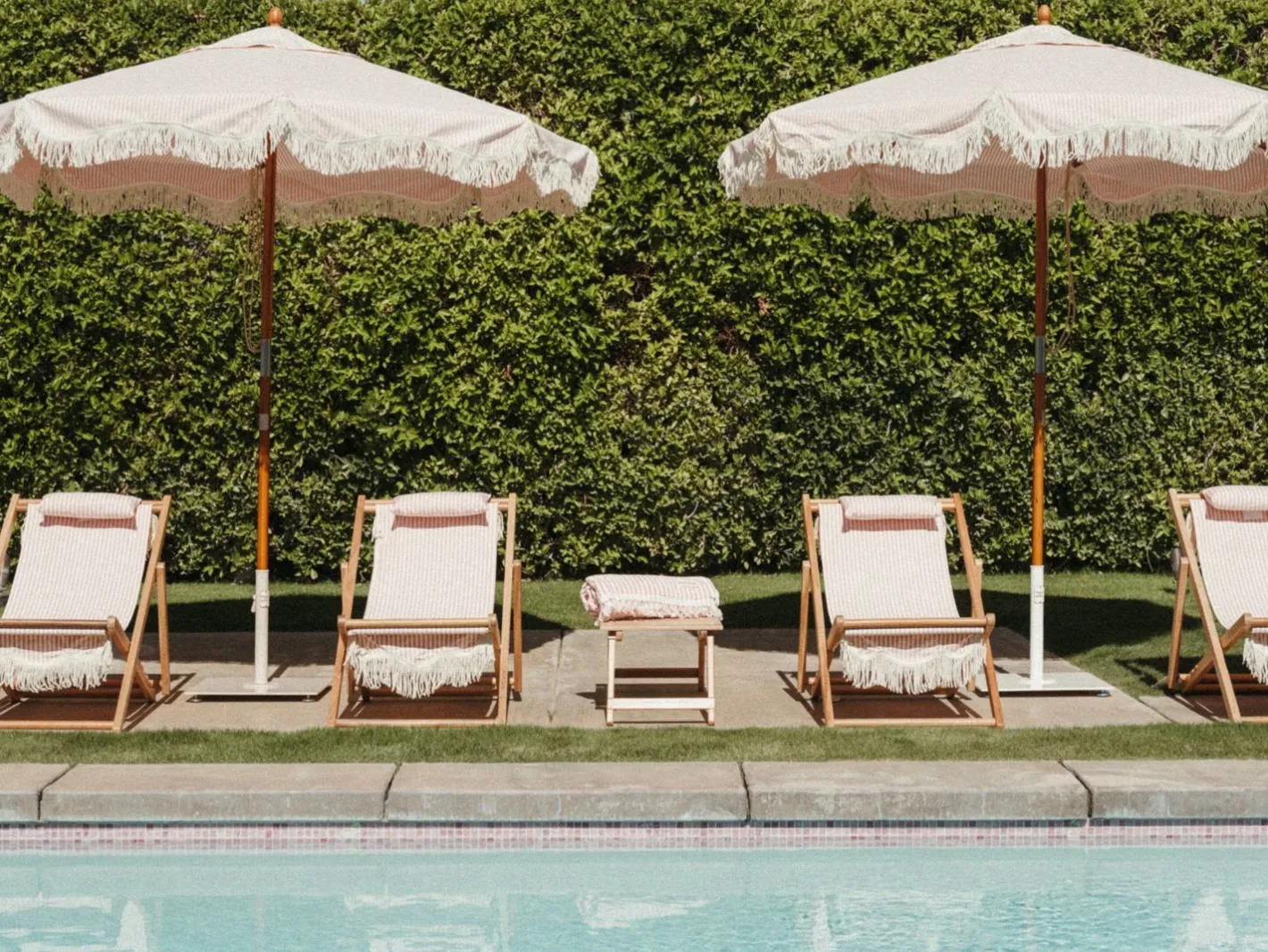 Business & Pleasure Co. The Sling Chair - Lauren'S Pink Stripe