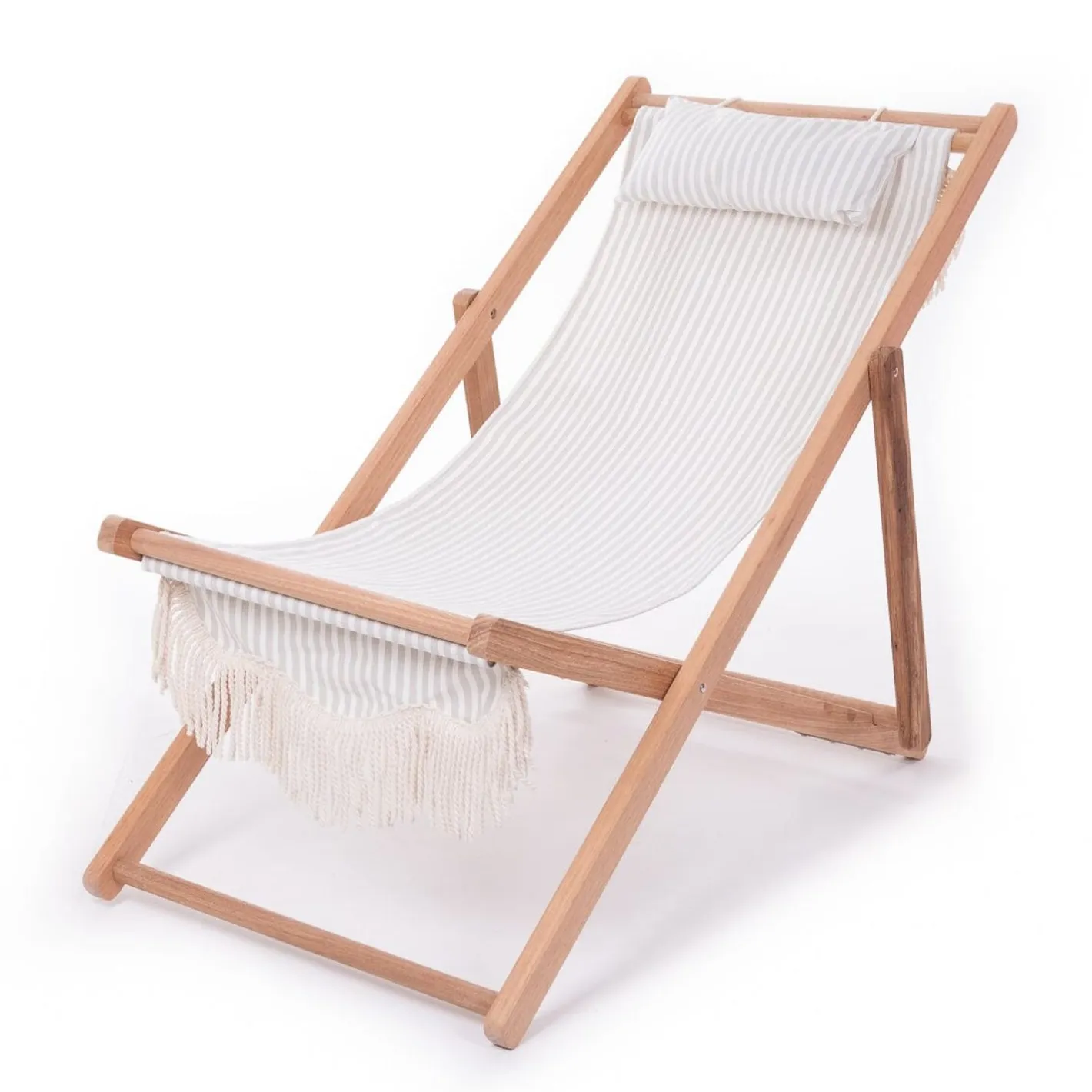 Business & Pleasure Co. The Sling Chair - Lauren'S Sage Stripe
