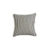 Business & Pleasure Co. The Small Square Throw Pillow - Lauren'S Navy Stripe