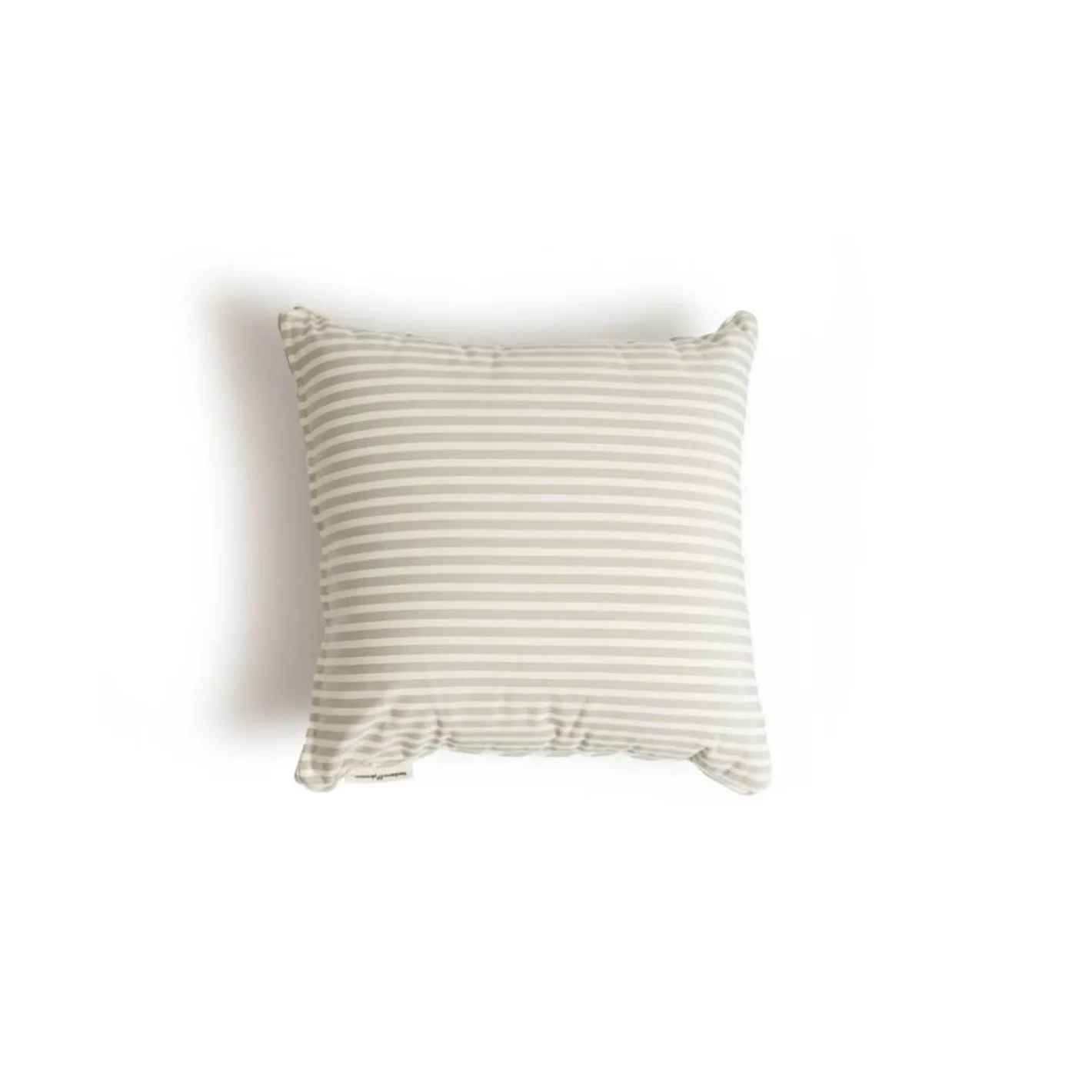 Business & Pleasure Co. The Small Square Throw Pillow - Lauren'S Sage Stripe