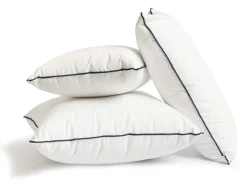 Business & Pleasure Co. The Small Square Throw Pillow - Rivie White