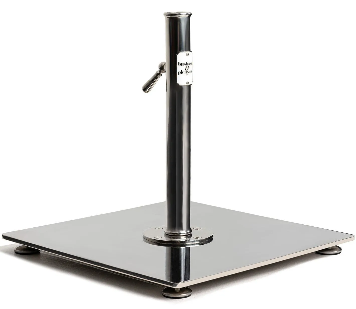 Business & Pleasure Co. The Stainless Steel Base - 35 Lbs - Stainless Steel