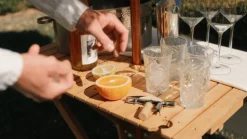 Business & Pleasure Co. The Tall Folding Table - Teak
