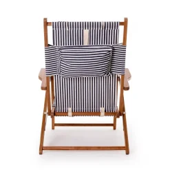 Business & Pleasure Co. The Tommy Chair - Lauren'S Navy Stripe