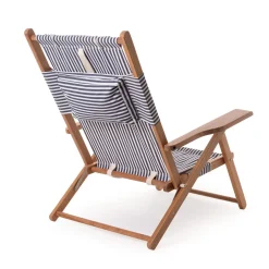 Business & Pleasure Co. The Tommy Chair - Lauren'S Navy Stripe