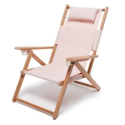 Business & Pleasure Co. The Tommy Chair - Lauren'S Pink Stripe