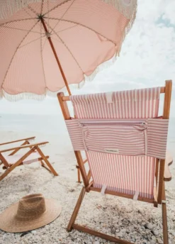 Business & Pleasure Co. The Tommy Chair - Lauren'S Pink Stripe