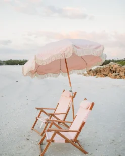 Business & Pleasure Co. The Tommy Chair - Lauren'S Pink Stripe