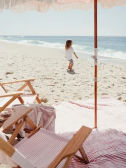 Business & Pleasure Co. The Tommy Chair - Lauren'S Pink Stripe