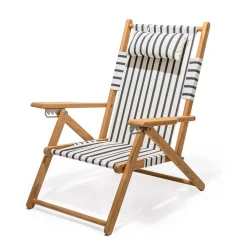 Business & Pleasure Co. The Tommy Chair - Monaco Black Stripe