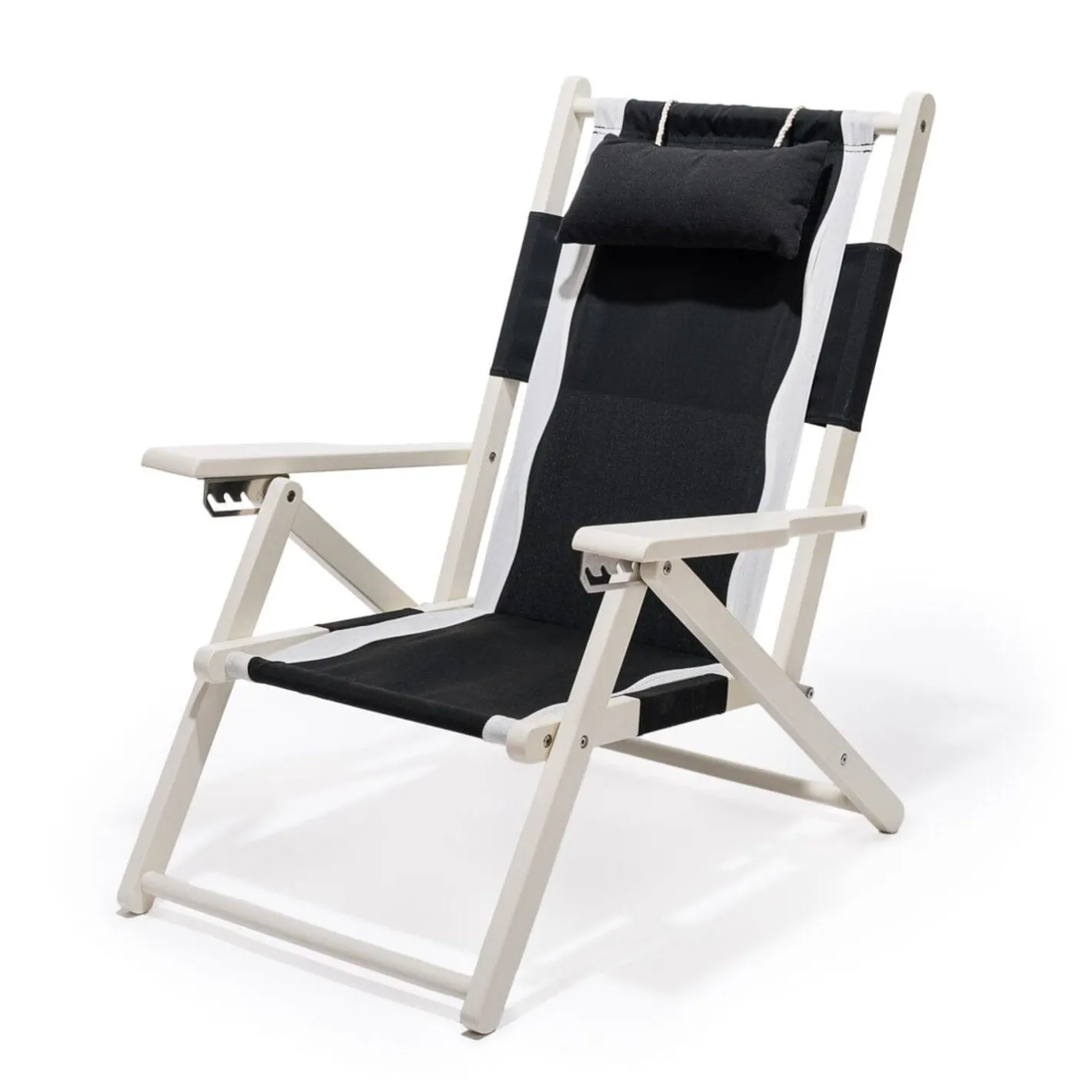 Business & Pleasure Co. The Tommy Chair - White - Rivie Black