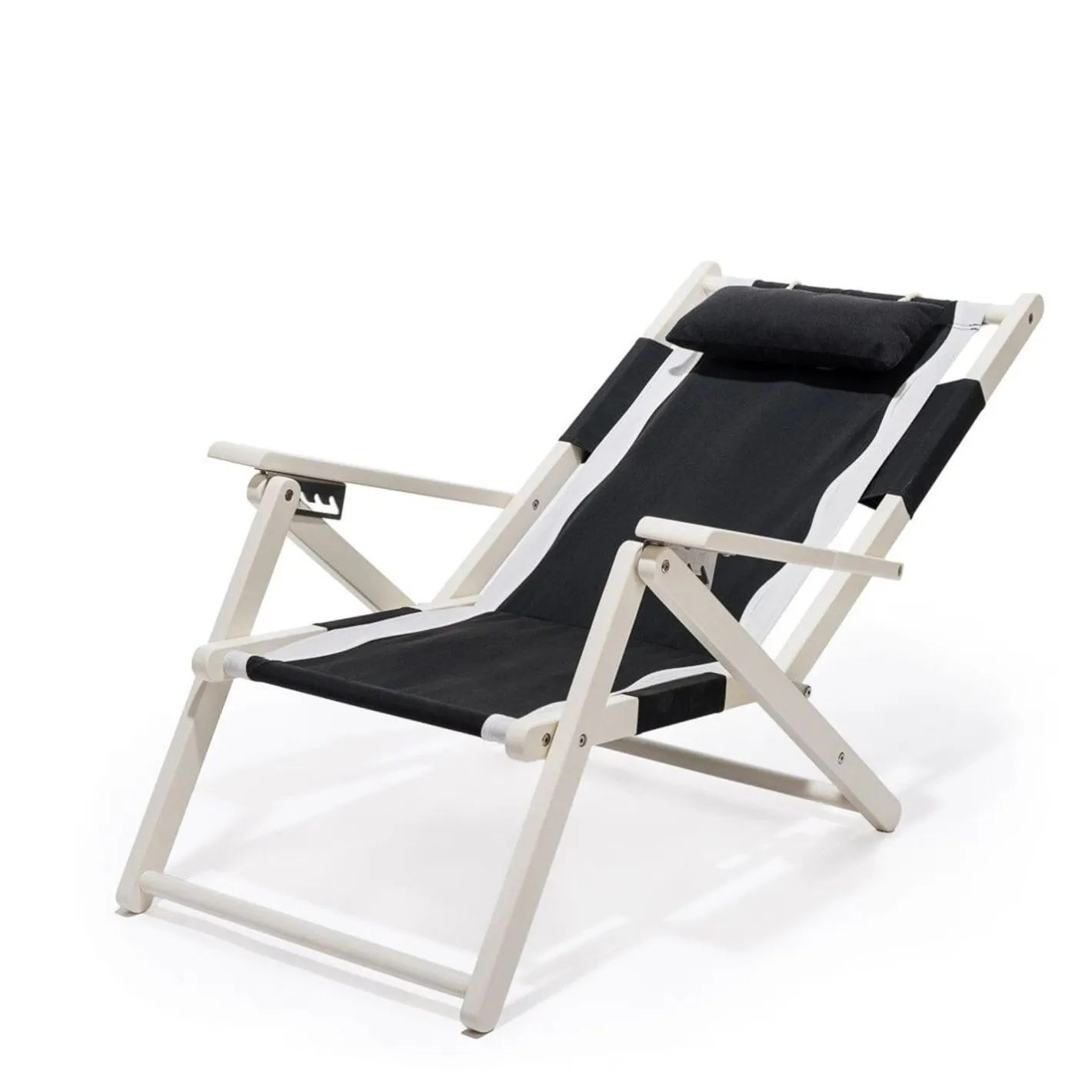 Business & Pleasure Co. The Tommy Chair - White - Rivie Black