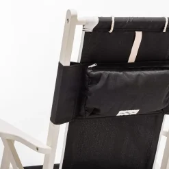 Business & Pleasure Co. The Tommy Chair - White - Rivie Black
